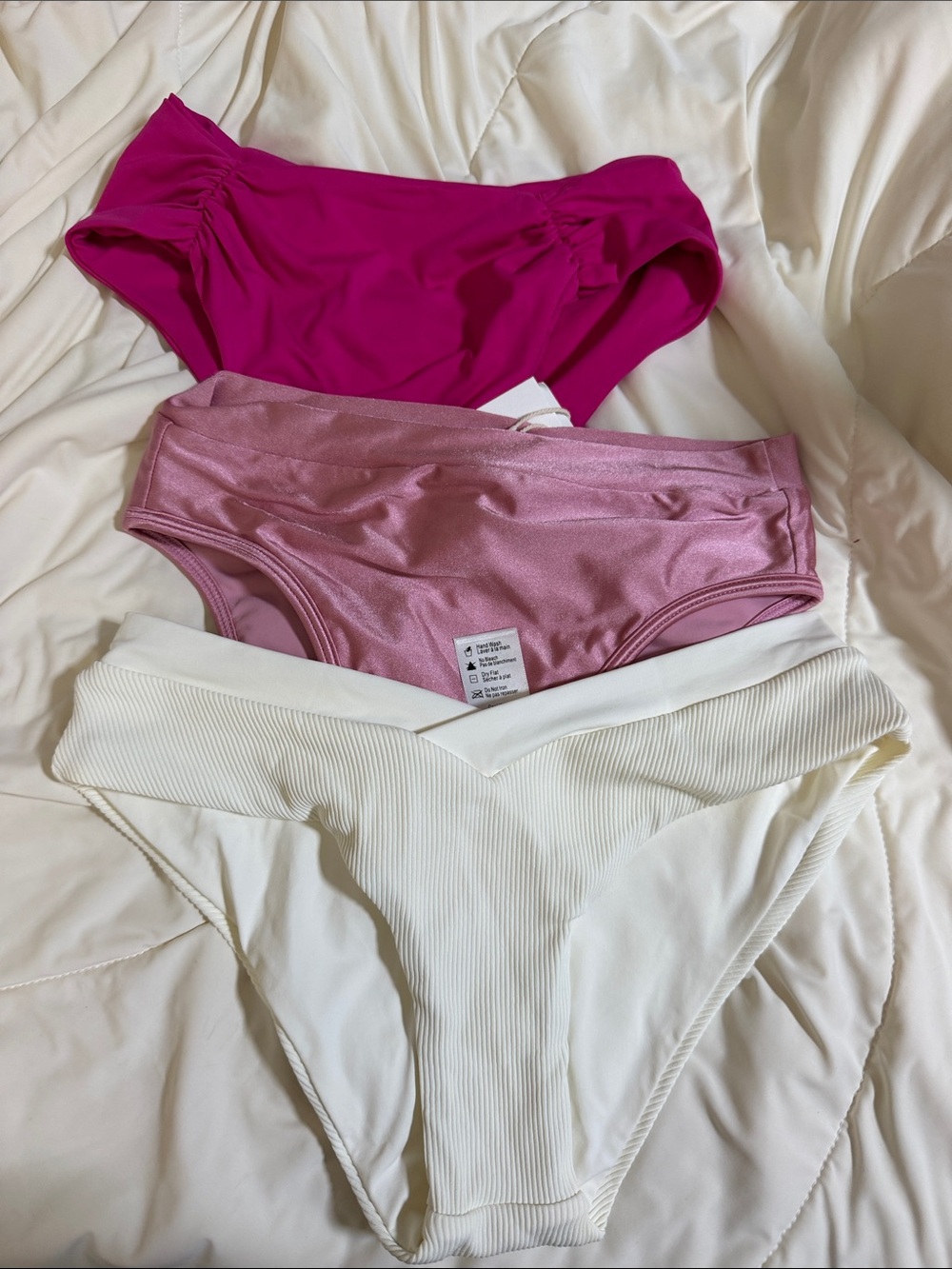 l*space bikini bottom bundle of 3, XS